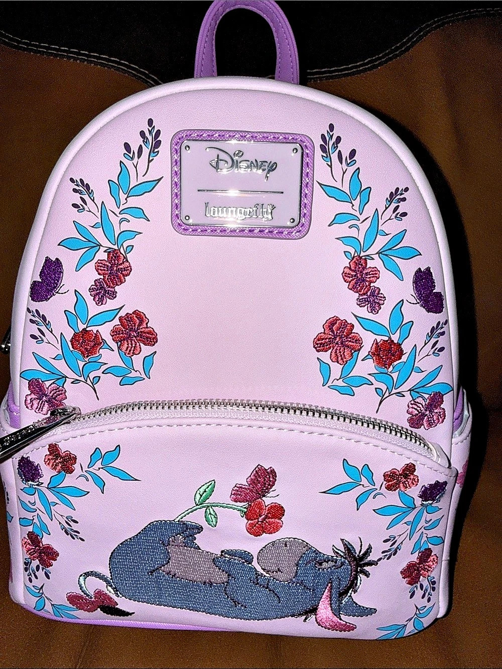 Disney Loungefly Winnie the Pooh floral backpack Floral Backpack Pink & Purple